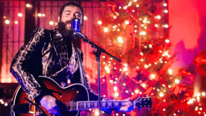 Post Malone Performs “Devil In Disguise” At “Christmas At Graceland” Special
