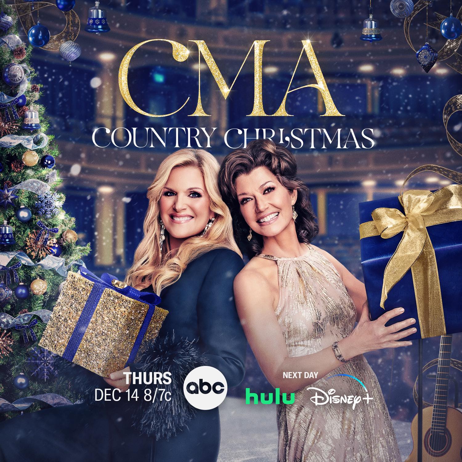 Trisha Yearwood and Amy Grant host CMA Country Christmas in 2023