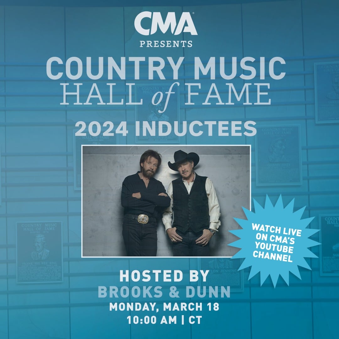 Brooks & Dunn announced the 2024 class of Country Music Hall of Fame inductees on March 18, 2024