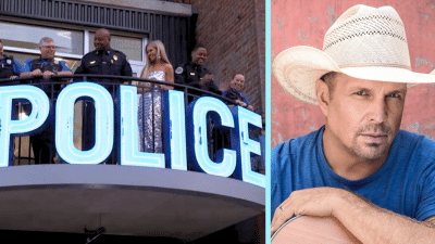 Garth Brooks helped open a police substation in downtown Nashville