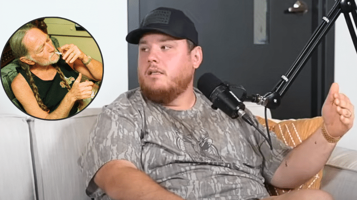 Luke Combs Reveals “Absolutely Wild” Story Smoking With Willie Nelson