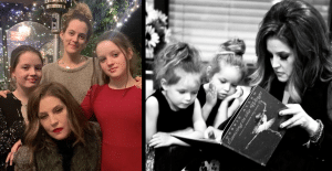 Lisa Marie Presley’s Twin Daughters Appear In Rare Photo With Grandma Priscilla