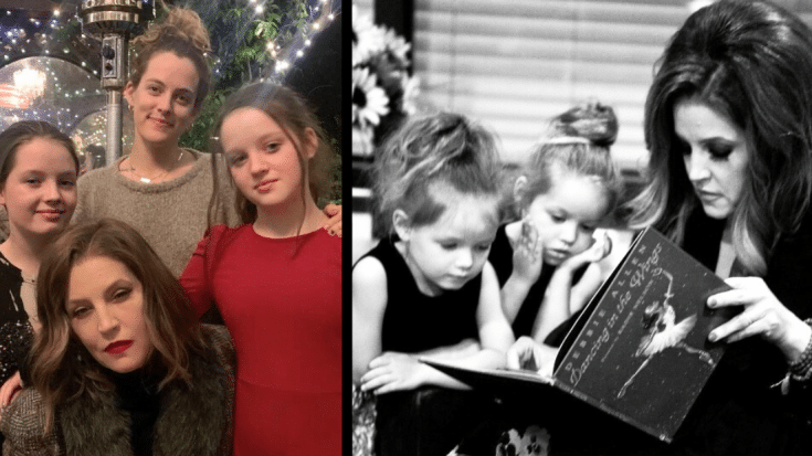 Lisa Marie Presley’s Twin Daughters Appear In Rare Photo With Grandma Priscilla