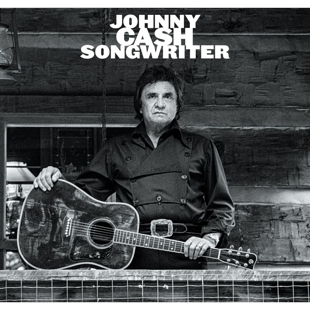 The cover art for the new Johnny Cash album, Songwriter
