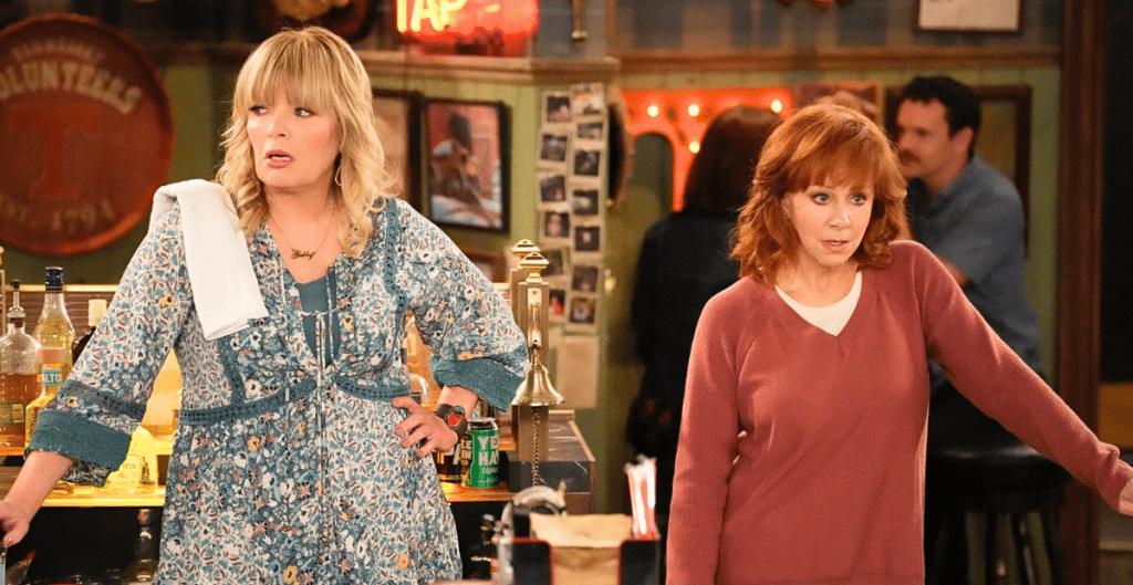 Reba McEntire and Melissa Peterman on the new show, "Happy's Place"