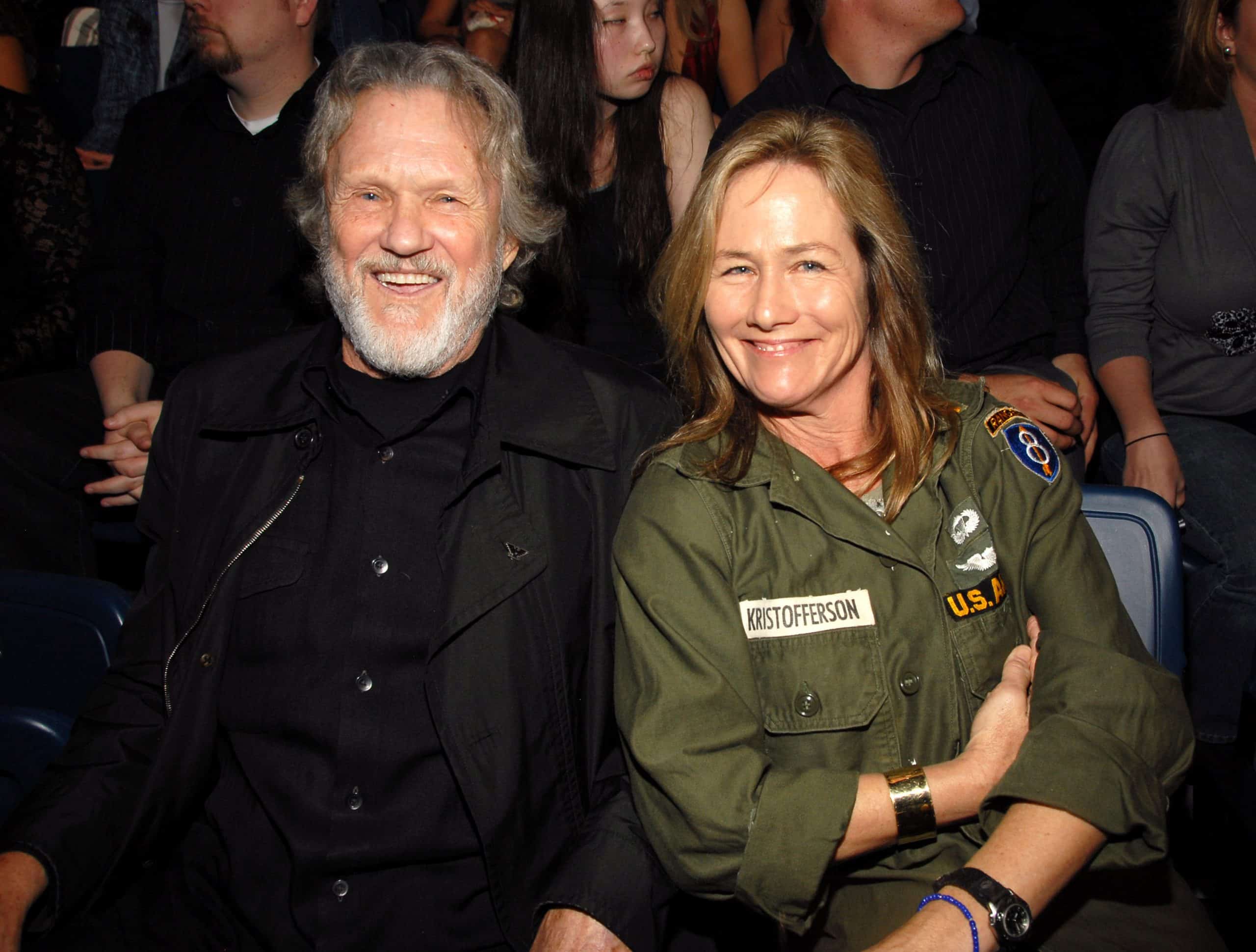 Kris Kristofferson and his wife Lisa Meyers in 2007