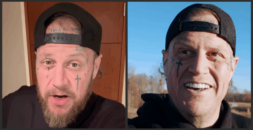 Jelly Roll reveals clean shaven face
