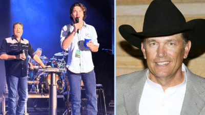 Blake Shelton and Drake Milligan offered a nod to George Strait with a duet.