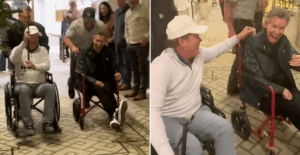 WATCH: Clay Walker And Randy Travis “Race” In Their Wheelchairs
