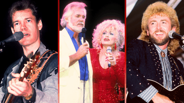 Randy Travis, Kenny Rogers with Dolly Parton, and Keith Whitley, who all released some of the best '80s country love songs.
