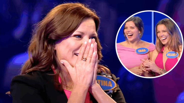 Martina McBride impressed her daughters Emma and Delaney with her great answers on Family Feud