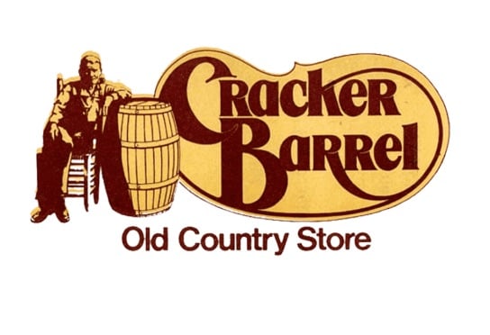 Logo that Cracker Barrel began using in 1977 