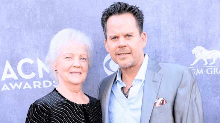 Gary Allan and his mother Mary at the 2014 ACM Awards