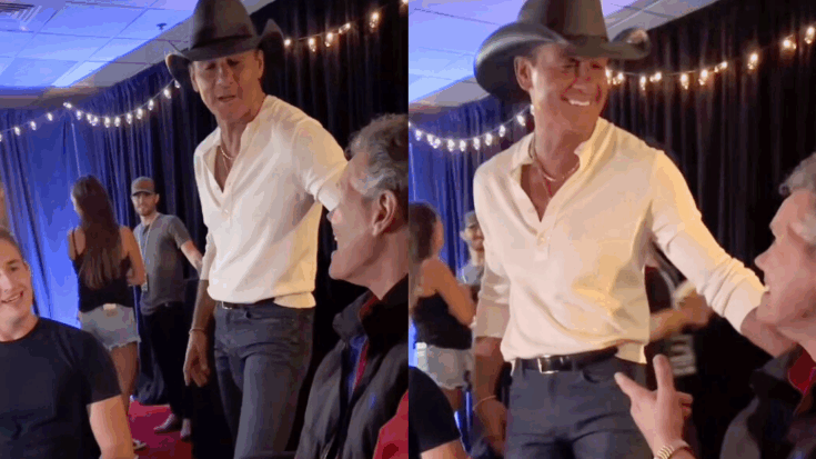 Tim McGraw sings 