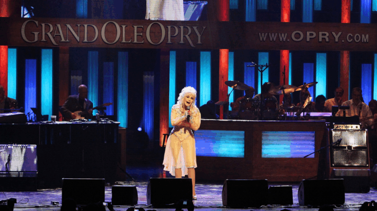 Dolly Parton performs at the Grand Ole Opry