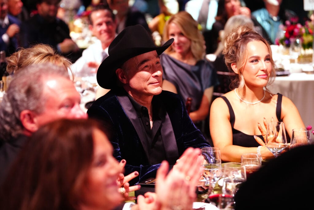 Clint Black and his daughter Lily Pearl at the BMI Country Awards