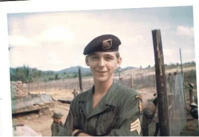 Joe Morris serving in the U.S. Army Special Forces 