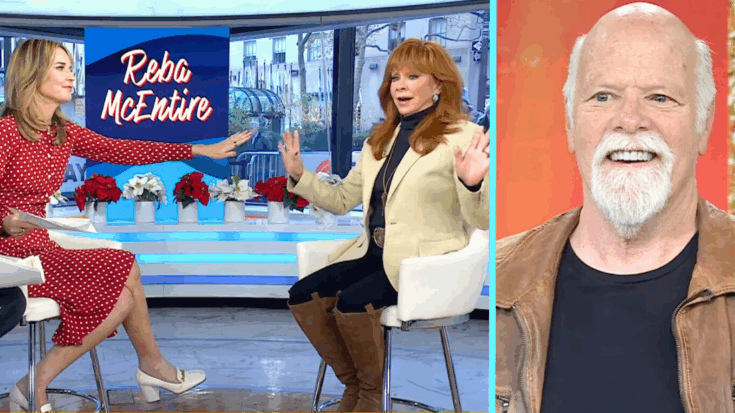 Reba McEntire stops Savannah Guthrie when she accidentally calls Rex Linn her husband